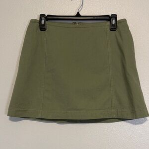 Melrose and Market Olive Green Mini Skirt